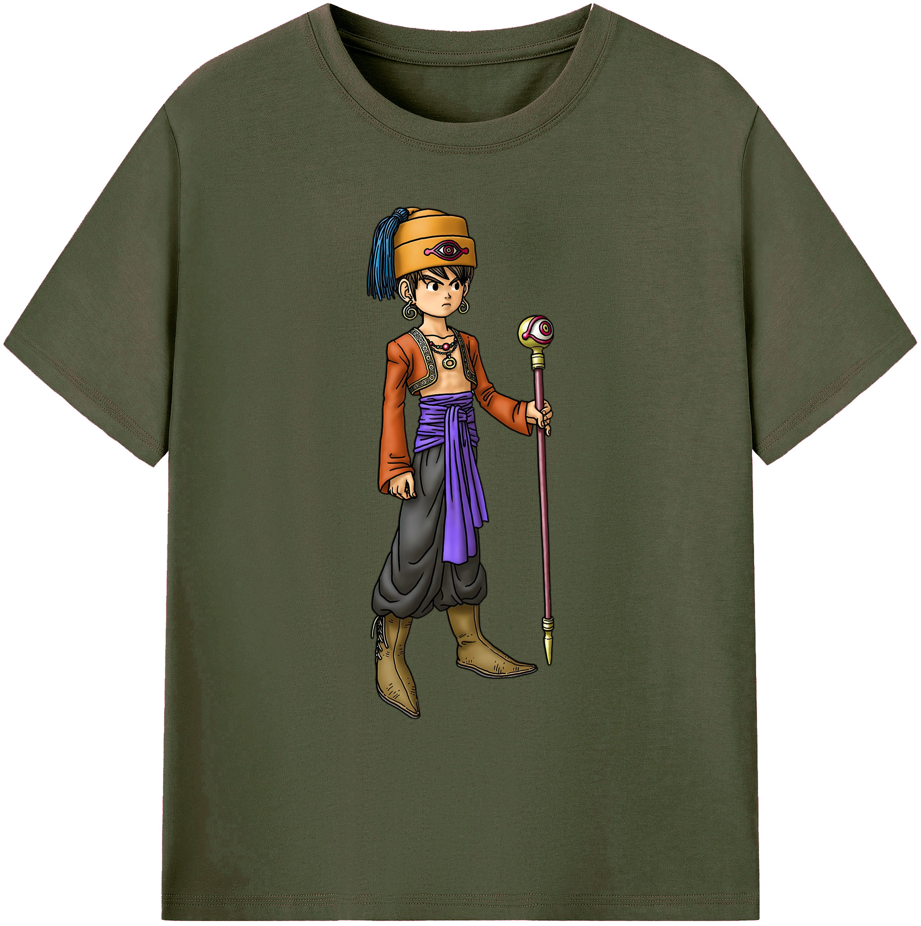 （画像用） ドラゴンクエスト Doragon Kuesuto Dragon Quest 綿100％ メンズ半袖Tシャツ｜肌触りやわらか＆通気性